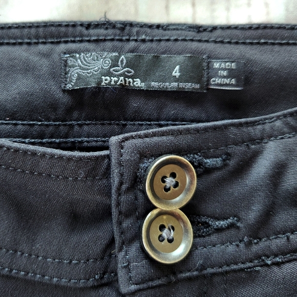 **SOLD** Prana "Halle Straight Convertible Pant" Low Rise Black | Women's Size 4 - Picture 7 of 13
